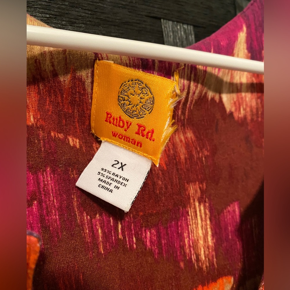 Gorgeous Ruby Rd Women’s Blouse 2x - Picture 3 of 11